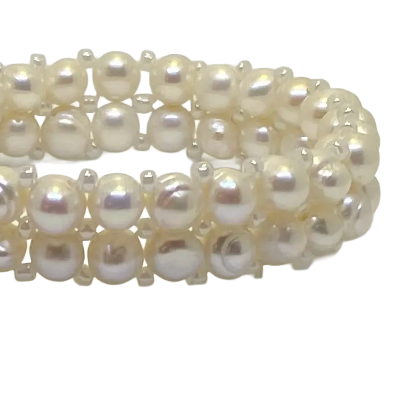 Pearl bracelet 2 rows