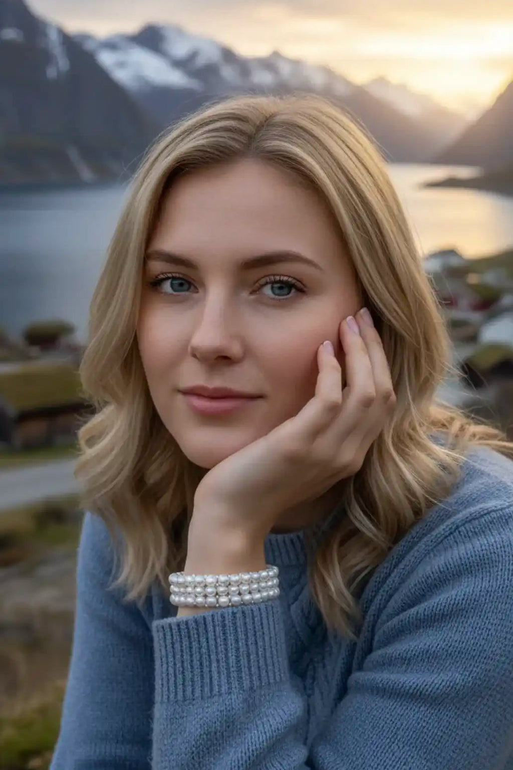 Pearl bracelet 3 rows