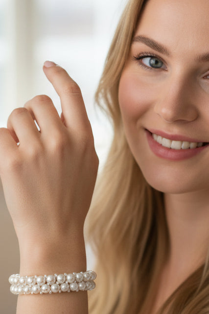 Pearl bracelet 2 rows