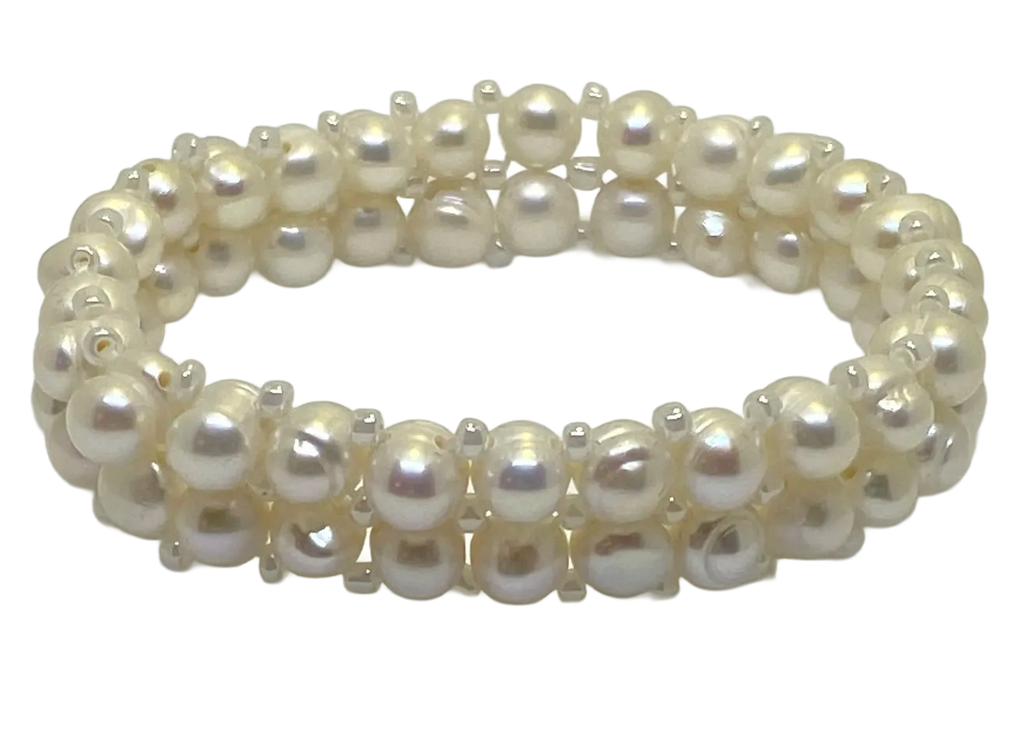Pearl bracelet 2 rows