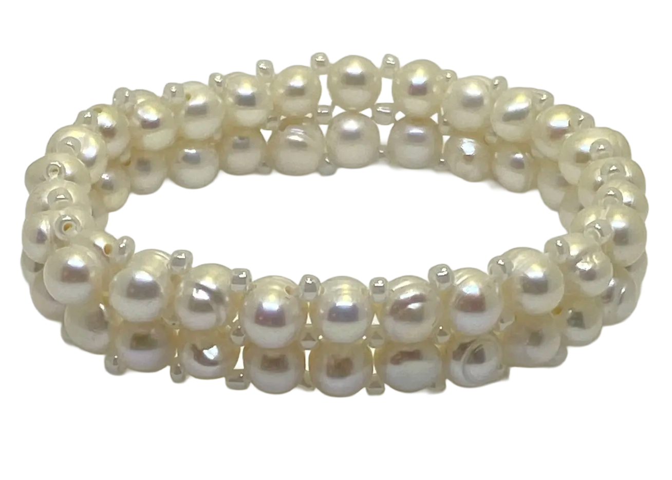 Pearl bracelet 2 rows