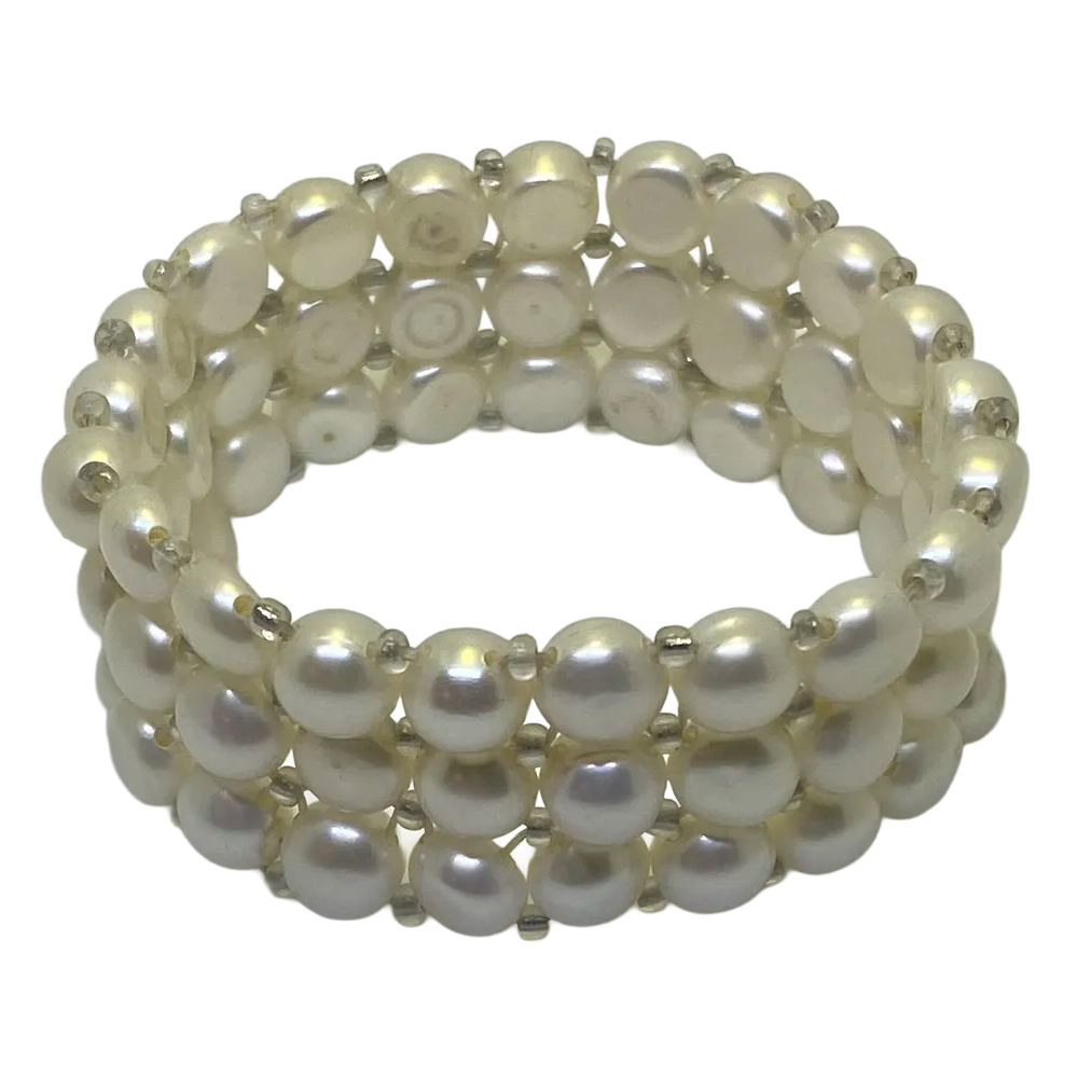 Pearl bracelet 3 rows