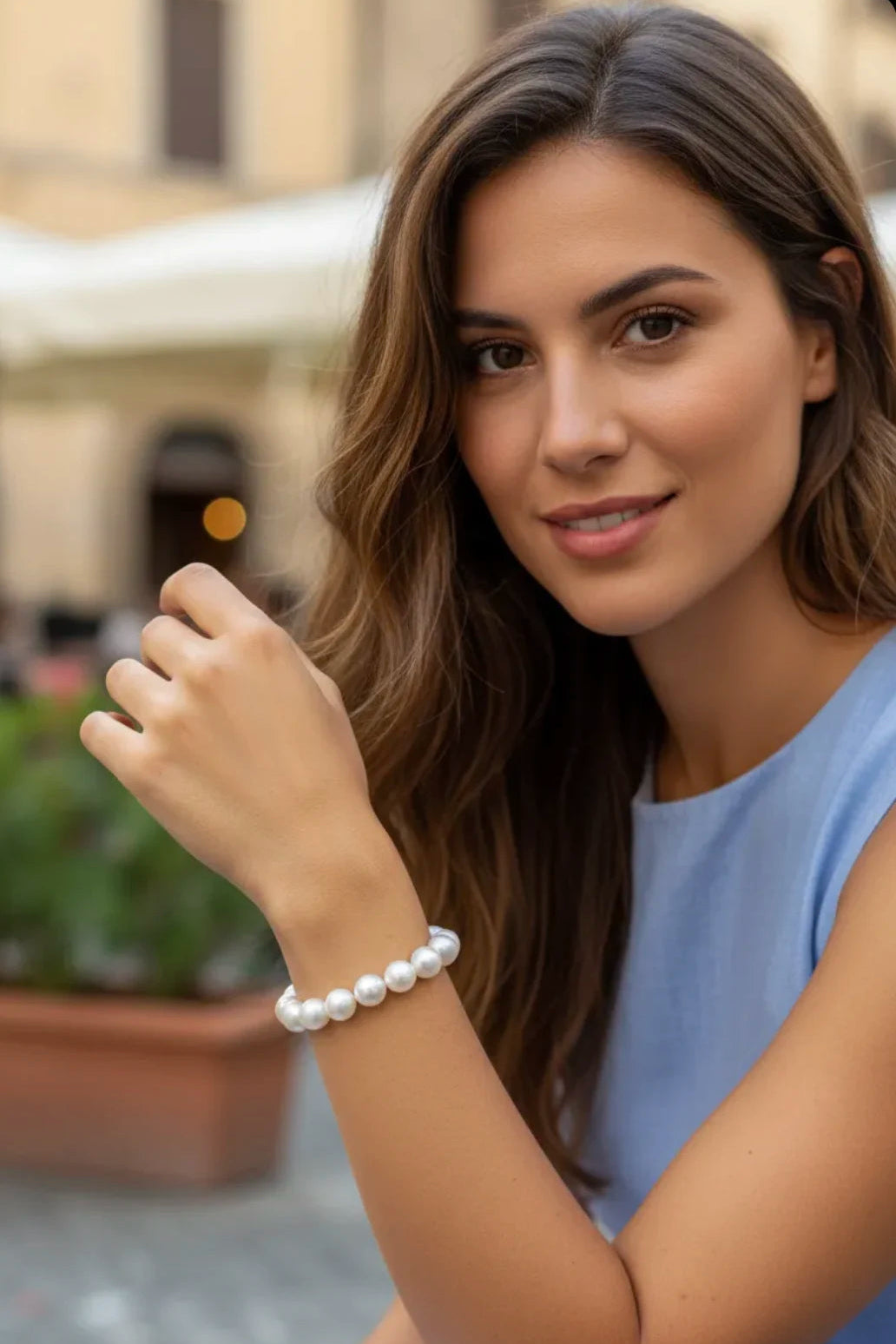 Pearl bracelet large