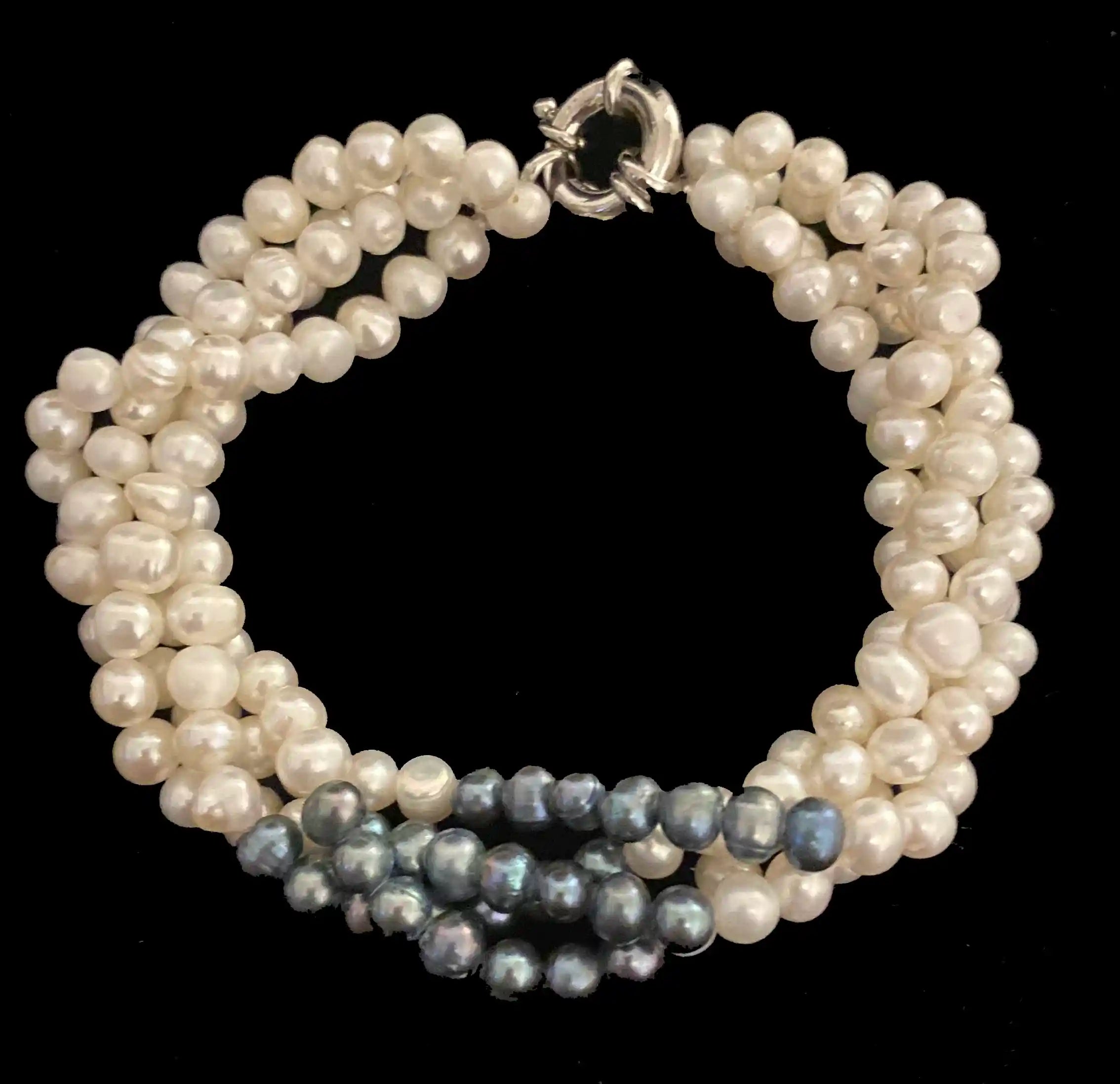 Multi-row bead set dark blue