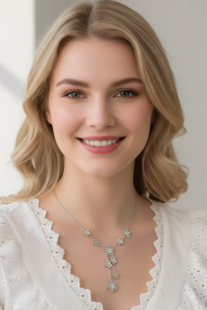 Silver Elegant Flower