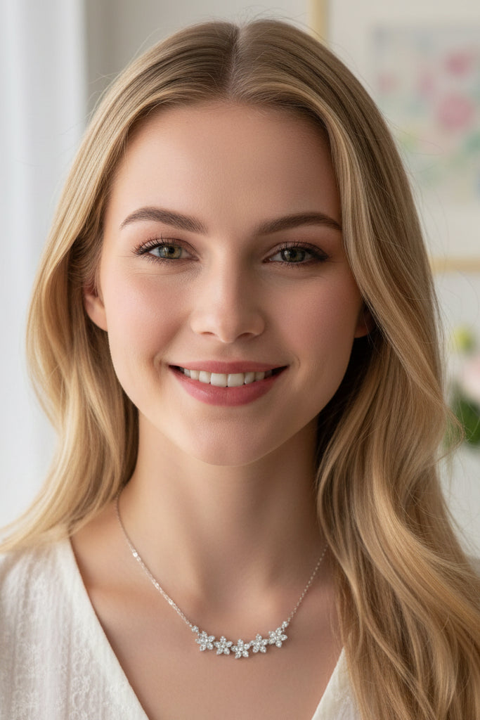 Silver Elegant Flower