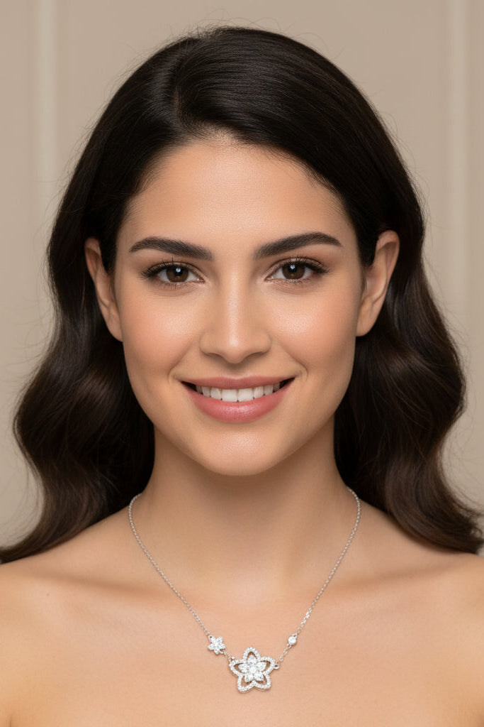 Silver Elegant Flower