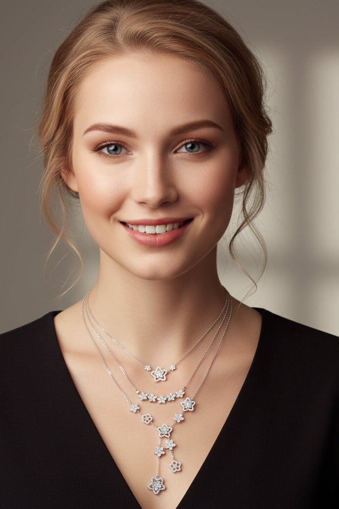 Silver Elegant Flower